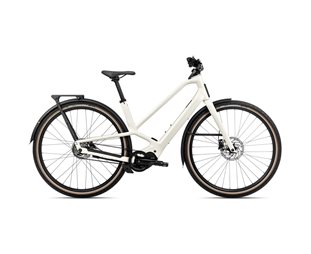 Naisten sähköpyörä Orbea Diem 20 Ivory White Gloss