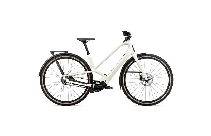 Naisten sähköpyörä Orbea Diem 20 Ivory White Gloss