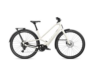 Naisten sähköpyörä Orbea Diem 30 Ivory White Gloss