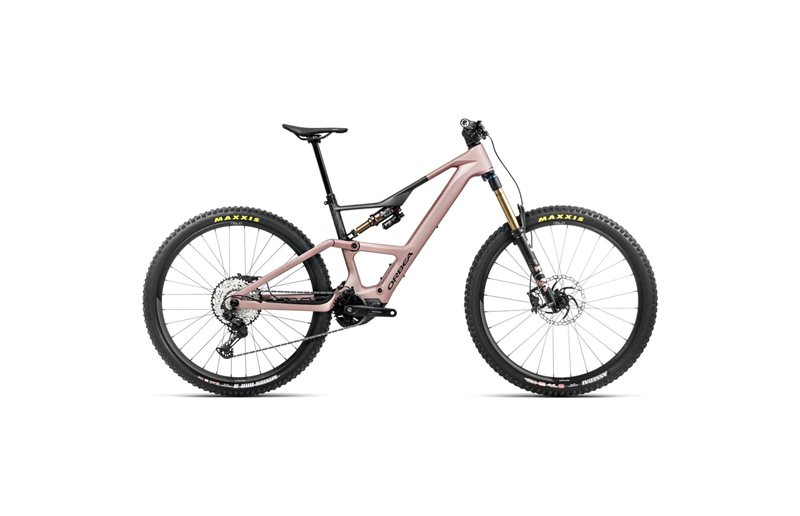 Sähkömaastopyörä Orbea Rise LT M10 420W Desert Rose Carbon Raw Matt