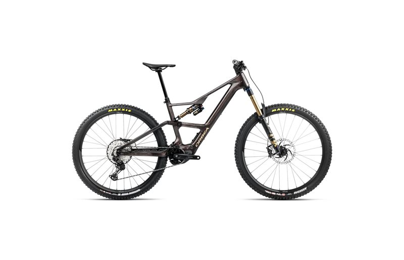 Sähkömaastopyörä Orbea Rise LT M10 630W Cosmic Carbon View Golden Sand Gloss