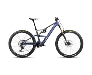 Orbea El Mtb Rise LT M10 630W Tanzanite Carbon View Carbon Raw Matt