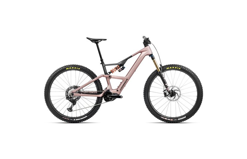 Orbea El Mtb Rise LT M-Team 630W Desert Rose Carbon Raw Matt