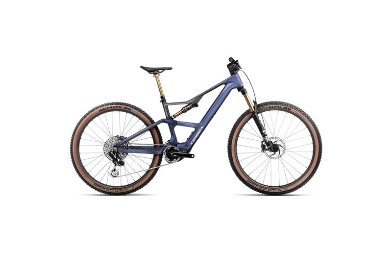 Sähkömaastopyörä Orbea Rise SL M-LTD 420W Tanzanite Carbon View Carbon Raw Matt