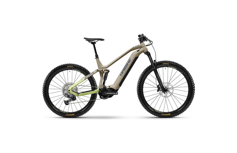 Haibike El MTB AllMtn 3 Coffee/Green/Blue Gloss