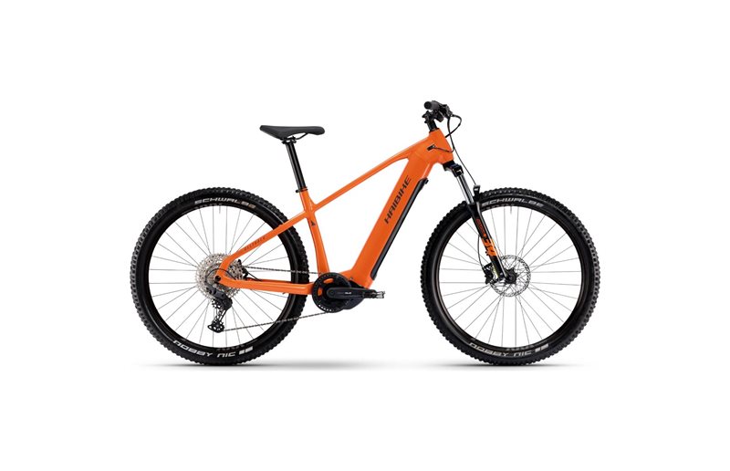 Haibike Sähkömaastopyörä AllTrack 6 Papaya/Titan Gloss