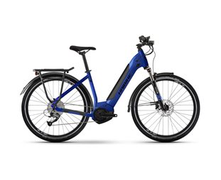 Haibike Elcykel hybrid Trekking 4 Low Gloss Matt Blue/Blk