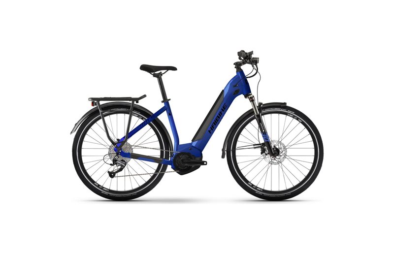 Haibike Elcykel hybrid Trekking 4 Low Gloss Matt Blue/Blk