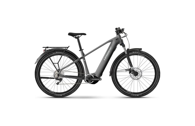 Haibike Elcykel hybrid Trekking 4 High Dark Silver/Pearl Matt