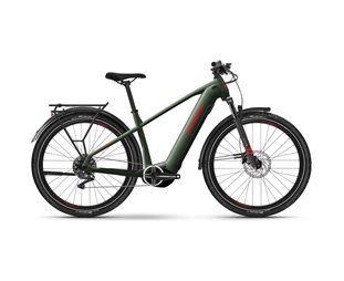 Haibike Elcykel hybrid Trekking 5 High Olive/Red Gloss