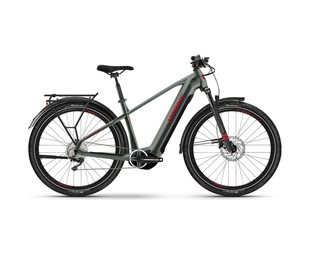 Sähköpyörä HAIBIKE Trekking 5 High Olive/Red Gloss