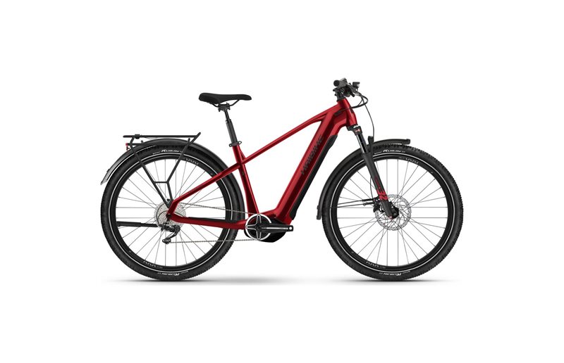 Haibike Elcykel hybrid Trekking 5 High Dynamite Red/Black Gloss