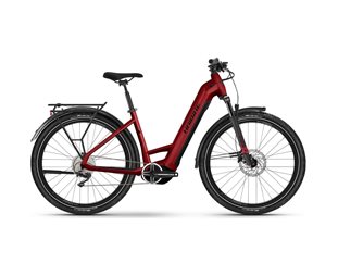 Haibike Elcykel hybrid Trekking 5 Low Dynamite Red/Black Gloss