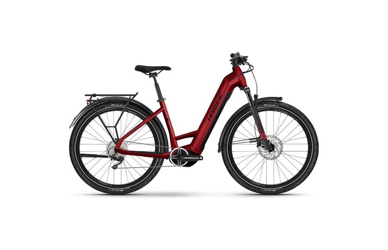 Haibike Elcykel hybrid Trekking 5 Low Dynamite Red/Black Gloss