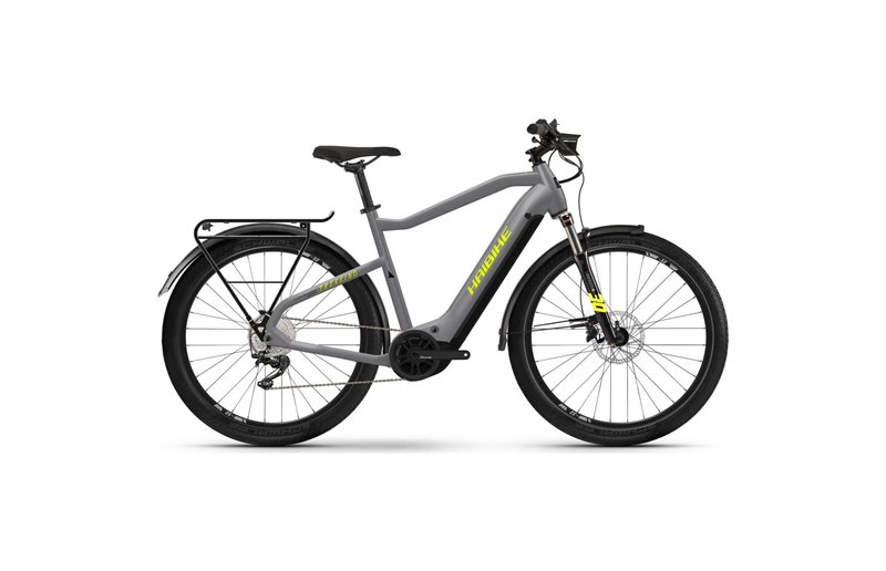 Haibike Elcykel hybrid Trekking 6 High Gloss Grey Neon/Ylw