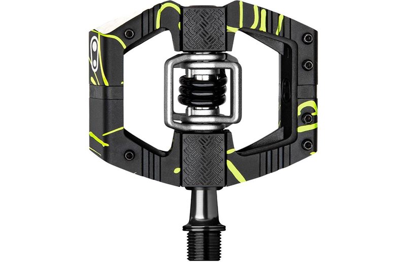 Lukkopolkimet Crankbrothers Mallet E LS Musta/Vihreä