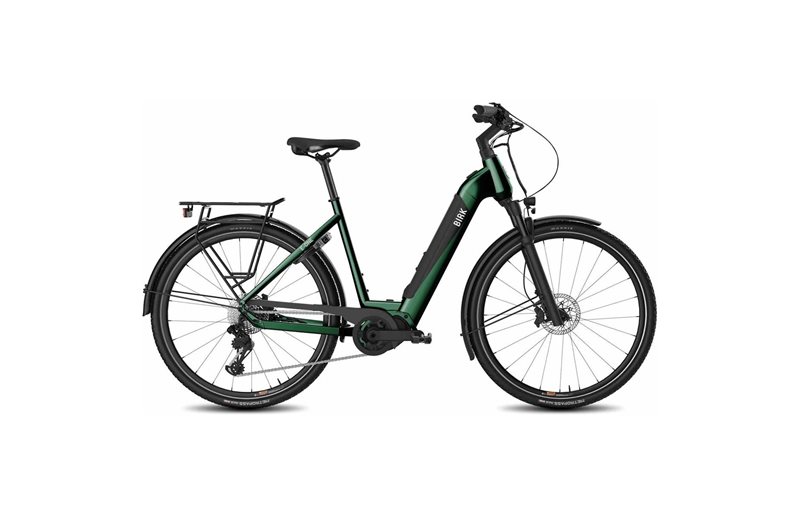 Birk Elcykel E-One LS Dark Onyx/Green Gloss online