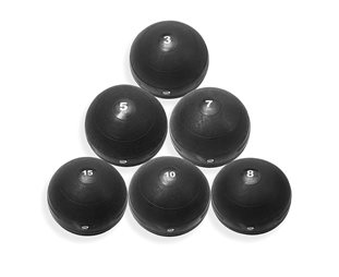 Master Fitness Slam Ball - Musta