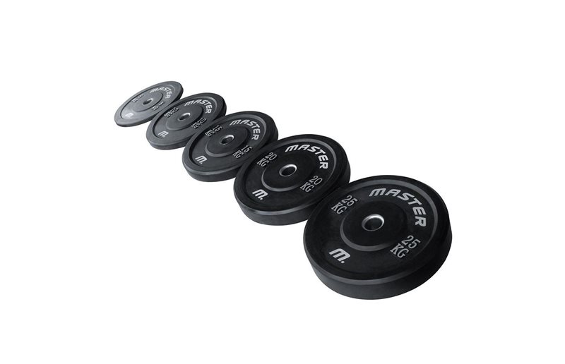 Master Fitness Viktskiva Bumper Viktpaket Bumper 120 Kg