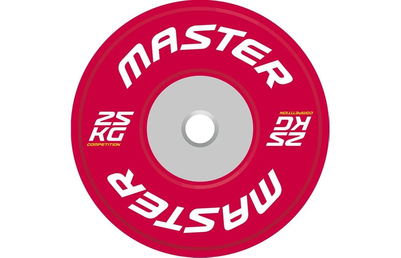 Master Fitness Viktskiva Bumper Competit