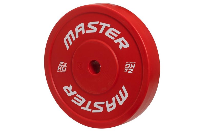 Master Fitness Viktskiva Gummerade Techni