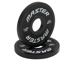 Master Fitness Painolevy Kumipäällysteinen Change Plate 2 X 1 kg