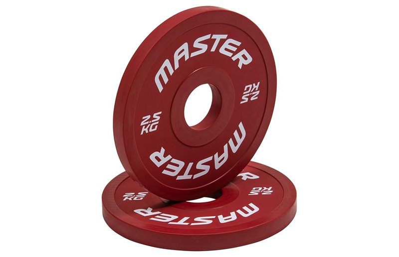 Master Fitness Painolevy Kumipäällysteinen Vaihtolevy 2 X 2 kg