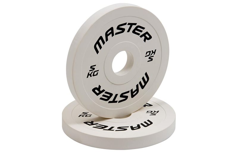 Master Fitness Painolevy Kumipäällysteinen Vaihtolevy 2 X 5 Kg