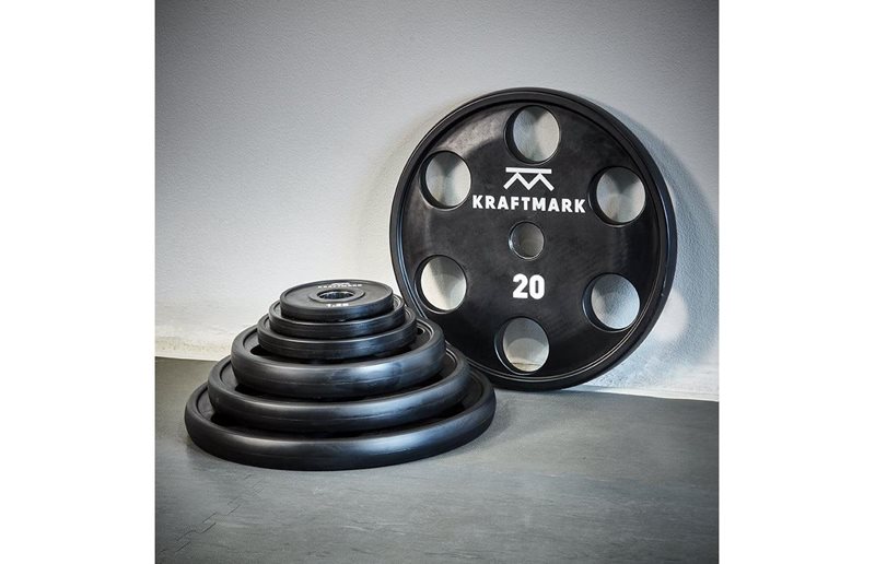 Kraftmark Internationale Vægtskiver 50Mm Pu Med Håndtag