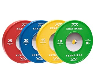 Kraftmark Internationellt Viktset Tävlingsbumpers 140Kg