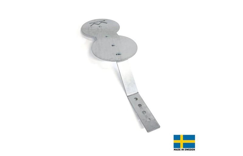 Kraftmark Træningsrig Ballmål Galvaniseret Dobbelt