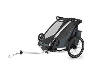 Pyöräkärry Thule Chariot Cross 2 Single Gen3 (yhdelle lapselle) Dark Slate