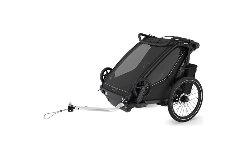 Thule Pyöräkärry Chariot Sport 2 Double (kahdelle lapselle) Gen 3 Musta