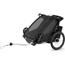 Thule Pyöräkärry Chariot Sport 2 Double (kahdelle lapselle) Gen 3 Musta