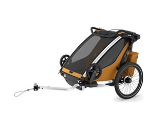 Pyöräkärry Thule Chariot Sport 2 Double (kahdelle lapselle) Gen3 Natural Gold