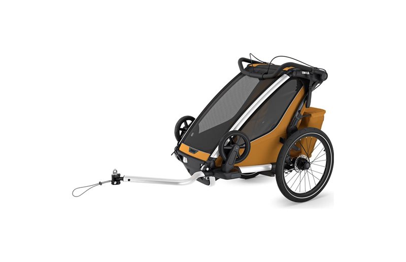 Thule Pyöräkärry Chariot Sport 2 Single (yhdelle lapselle) Gen3 Natural Gold