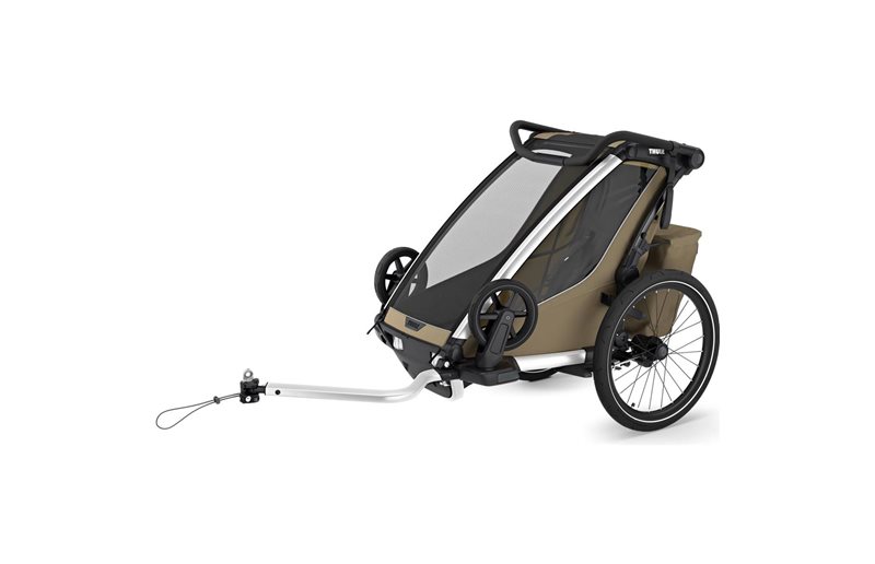 Thule Pyöräkärry Chariot Cross 2 Single (yhdelle lapselle) Gen3 Khaki