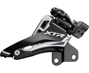 Forskifter Shimano XTR FD-M9100-E, 2 gear, e-type, fronttræk
