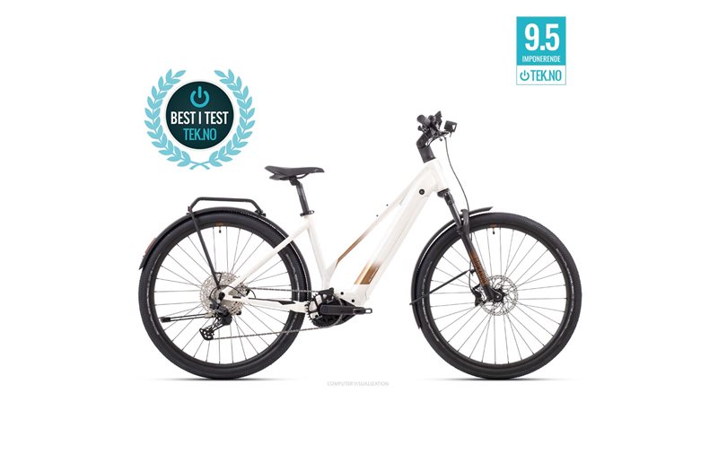Sähköpyörä Superior eXR 6090 BL Touring 23 Kiiltävä Valkoinen Copper