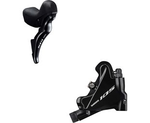 Skivebremse Shimano 105 ST-R7025-R/BR-R7070-R bag sort