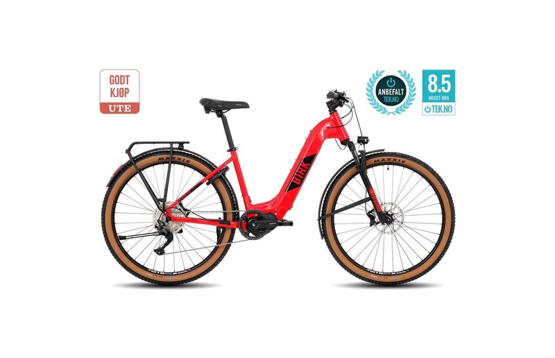 Naisten sähköpyörä Birk E-One CX Red