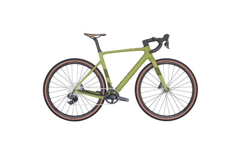 Gravel pyörä Scott Addict Gravel 30 Vihreä