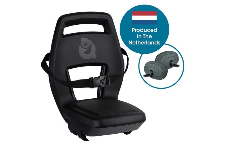 Qibbel Pyöräistuin 6+ Junior Seat Musta
