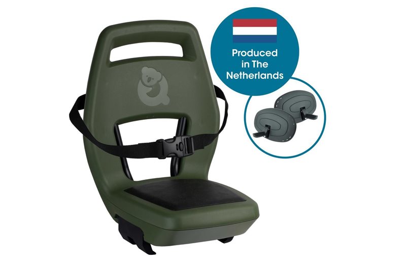 Qibbel Sykkelsete 6+ Junior Seat Grønn