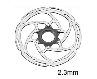 Tektro Bremseskive CL 2.3mm 2-Piece Rotor Stainless Steel Ø160mm