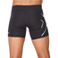 2XU Løbebukser Core Compression 1/2 Shorts Herre Black/Silver