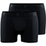 Craft Løbeundertøj & Undertøj Core Dry Boxer 3-Inch 2-Pack Herre Black