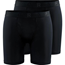 Craft Løbeundertøj & Undertøj Core Dry Boxer 6-Inch 2-Pack Herre Black