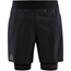 Craft Löparbyxor PRO Trail 2-in-1 Shorts Unisex Black