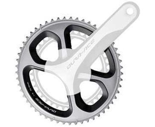 Drev Shimano Dura-Ace FC-9000 MD 110 bcd 2 x 11 gear 53T sort